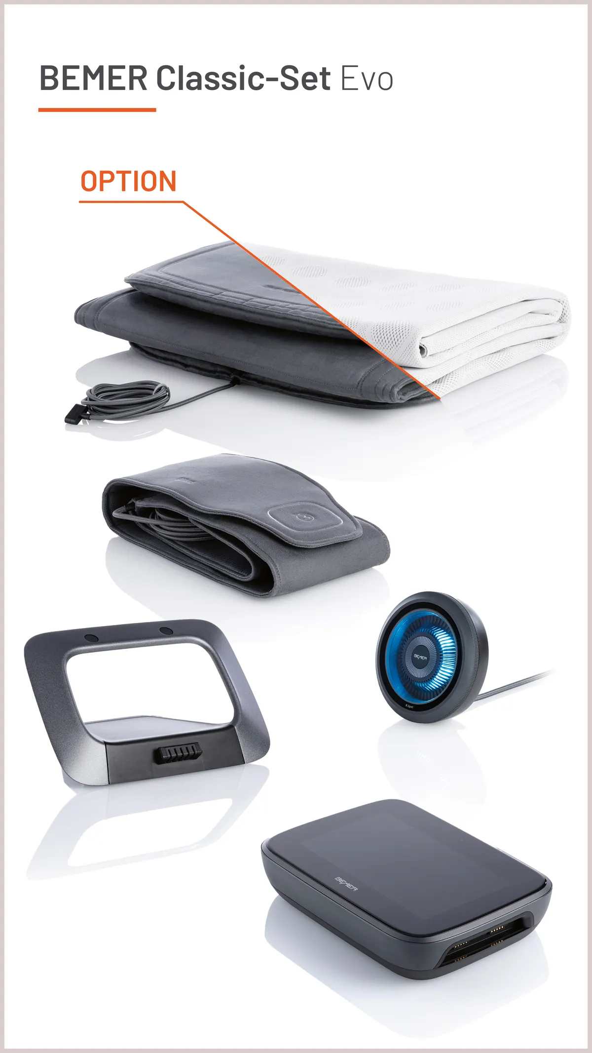 BEMER Classic-Set Evo mit B.Spot und Zusatzapplikator